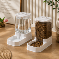 Duo Distributeur de Croquettes et Eau pour Chat