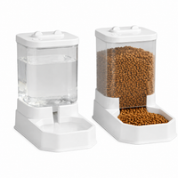 Duo Distributeur de Croquettes et Eau pour Chat