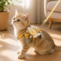 Harnais et Laisse pour Chat Motif Abeille