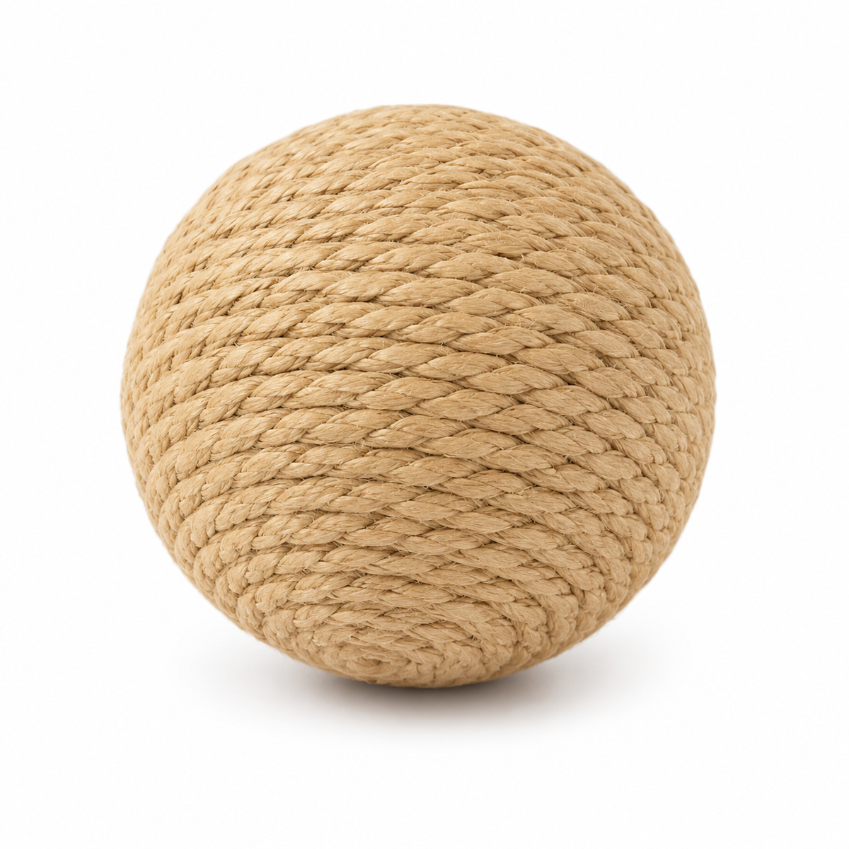 Jouet pour Chat Balle Sisal Sonore Nettoyage des Dents