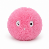 Jouet pour Chat Balle Peluche Sonore Entraînement Interactif
