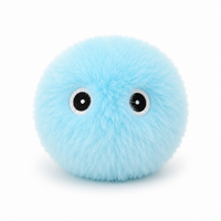 Jouet pour Chat Balle Peluche Sonore Entraînement Interactif