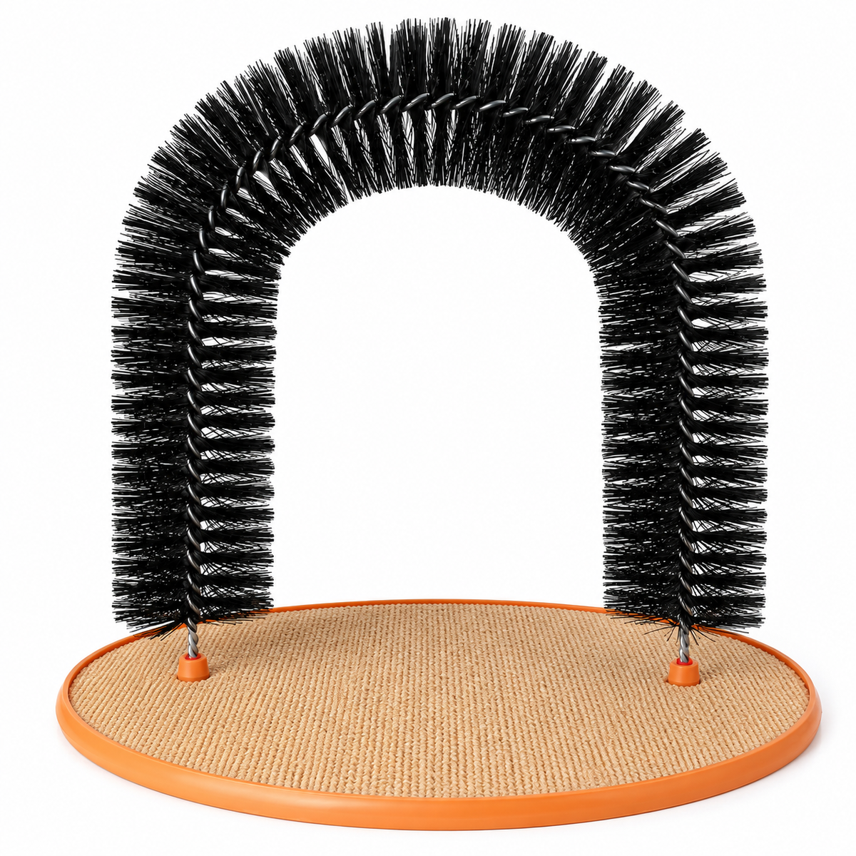Jouet pour Chat Arcade Grattoir Brosse Massage Autonome
