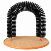 Jouet pour Chat Arcade Grattoir Brosse Massage Autonome