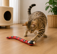 Jouet pour Chat Serpent Automatique Intelligent Rechargeable USB