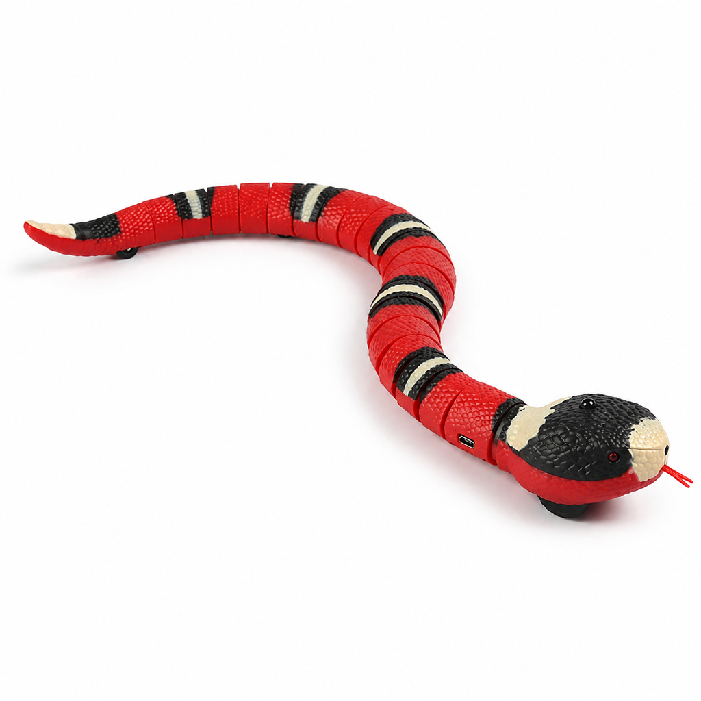 Jouet pour Chat Serpent Automatique Intelligent Rechargeable USB