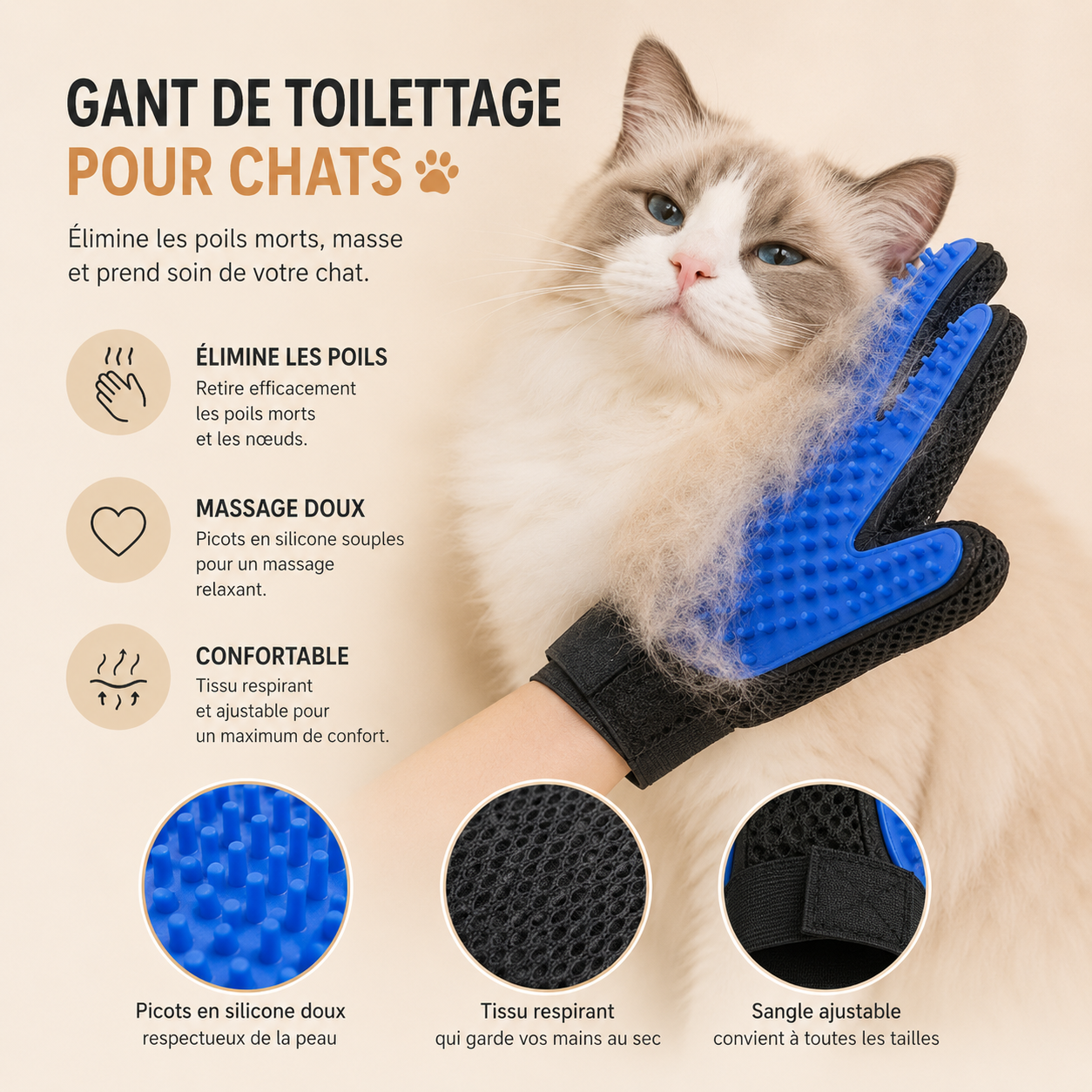 Brosse chat