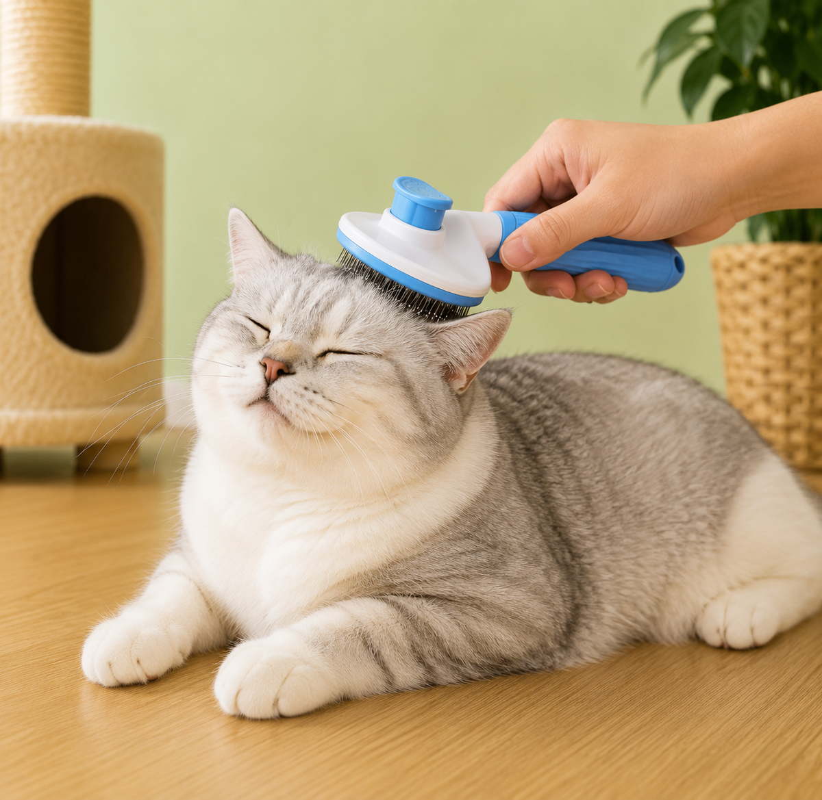 Brosse chat