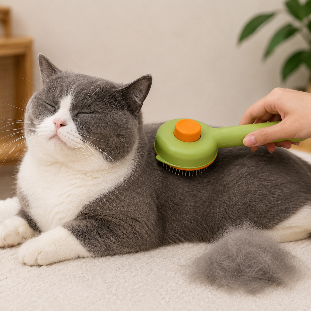 Brosse chat