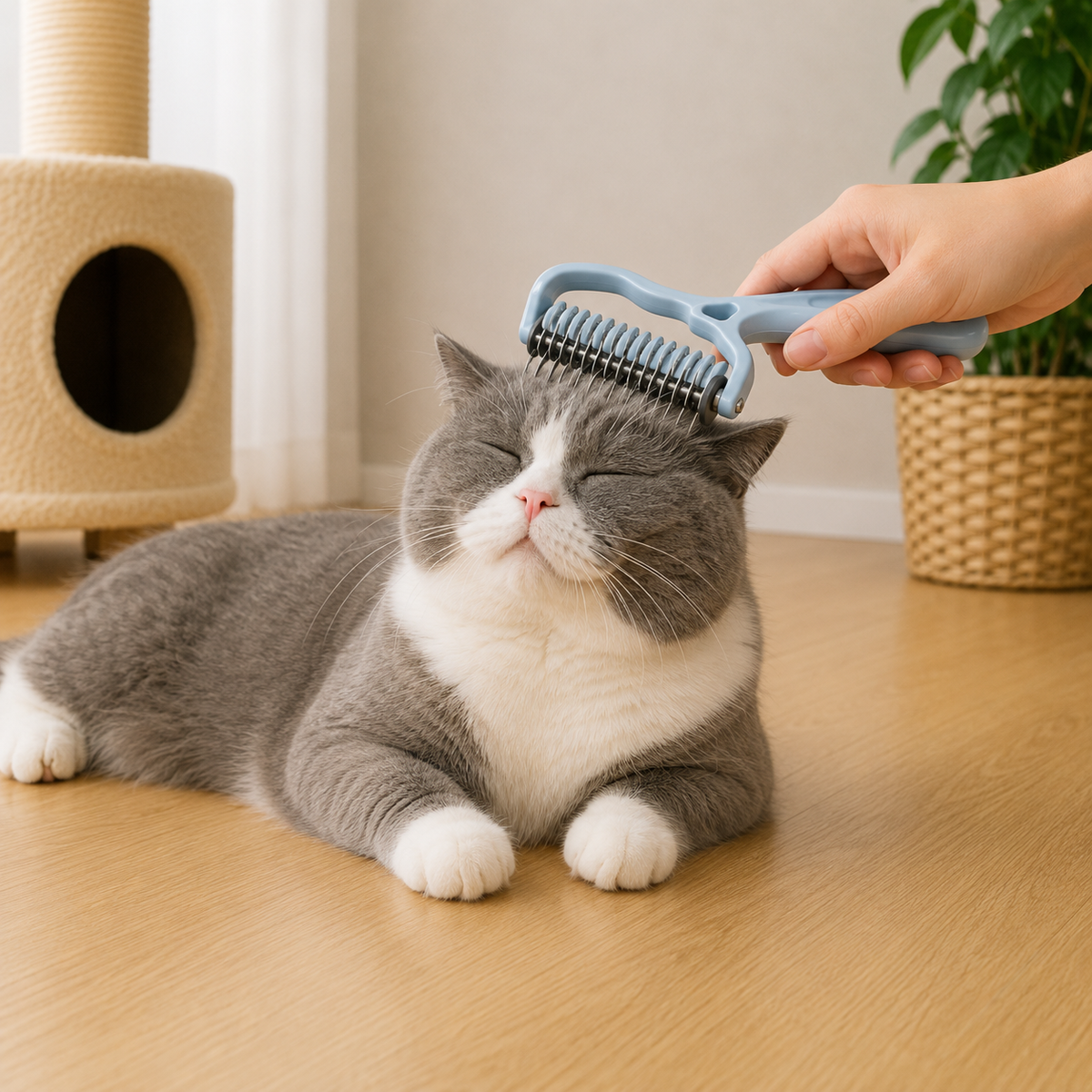 Brosse chat