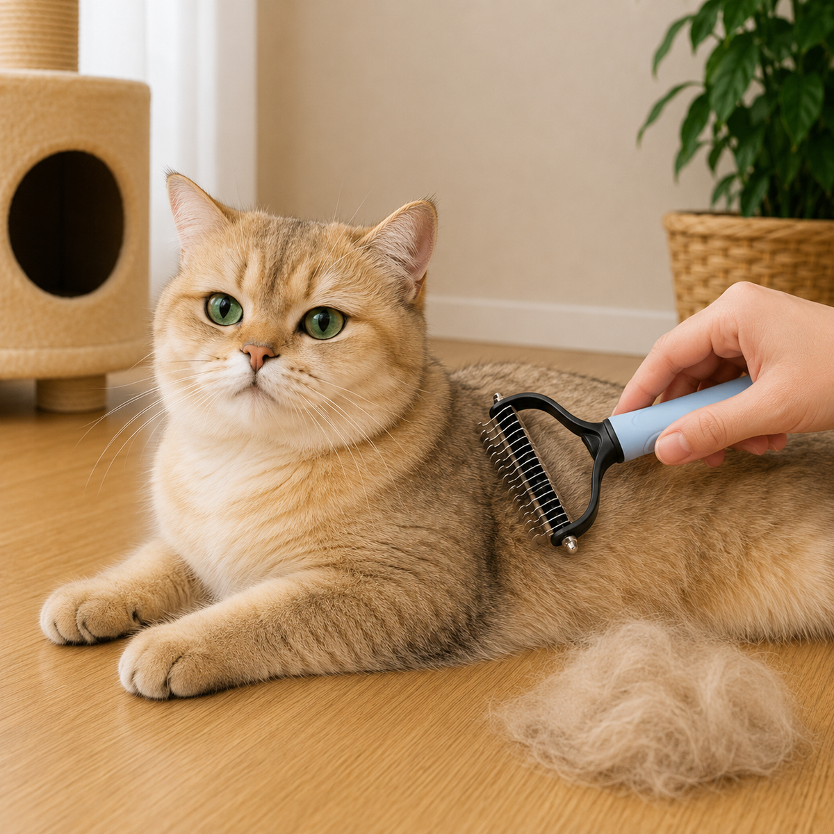 Brosse chat