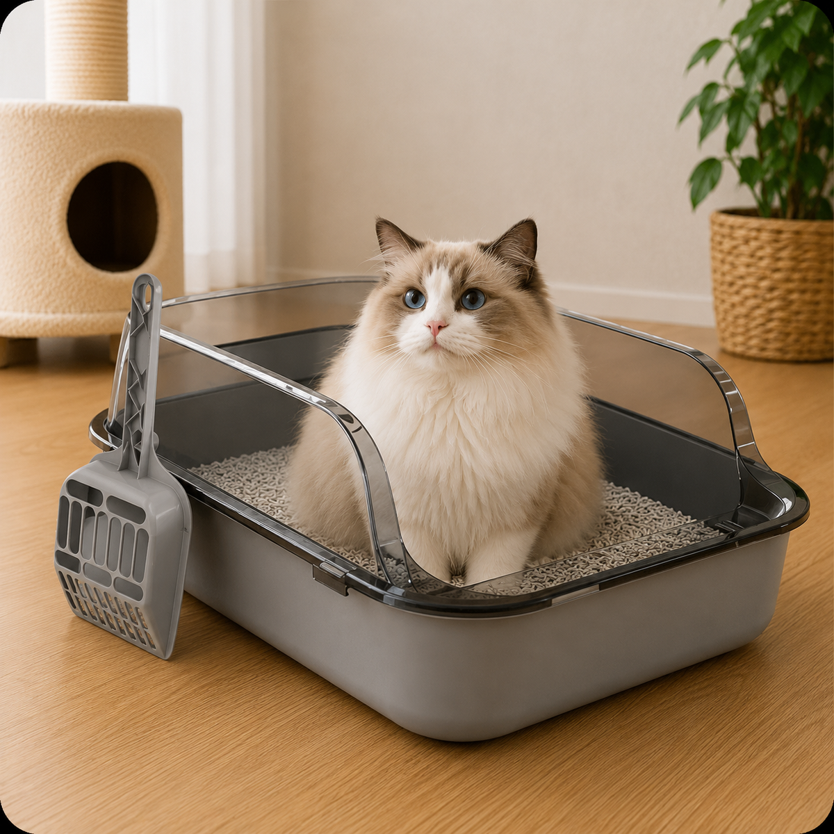Bac litière chat 1