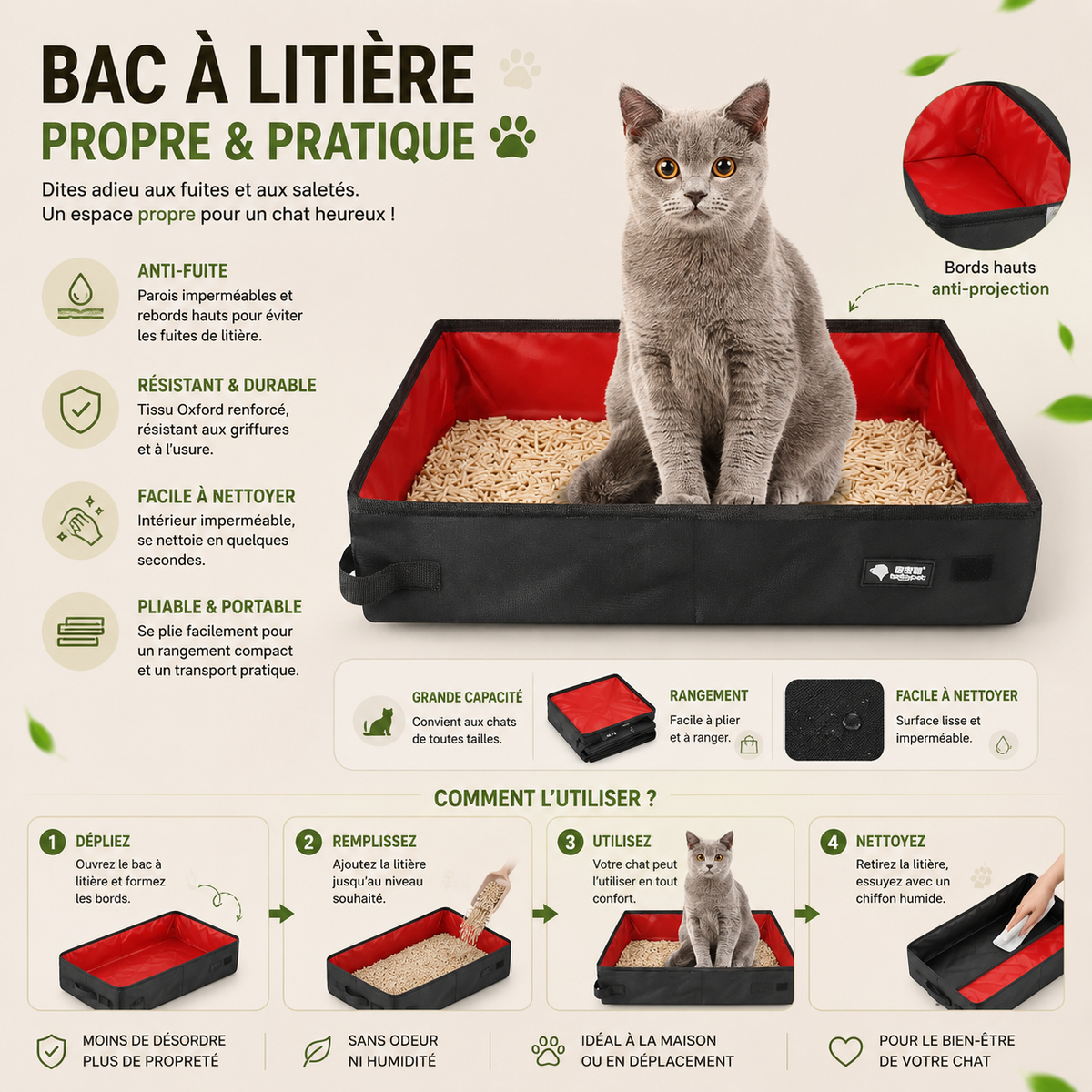 Litiere chat encore