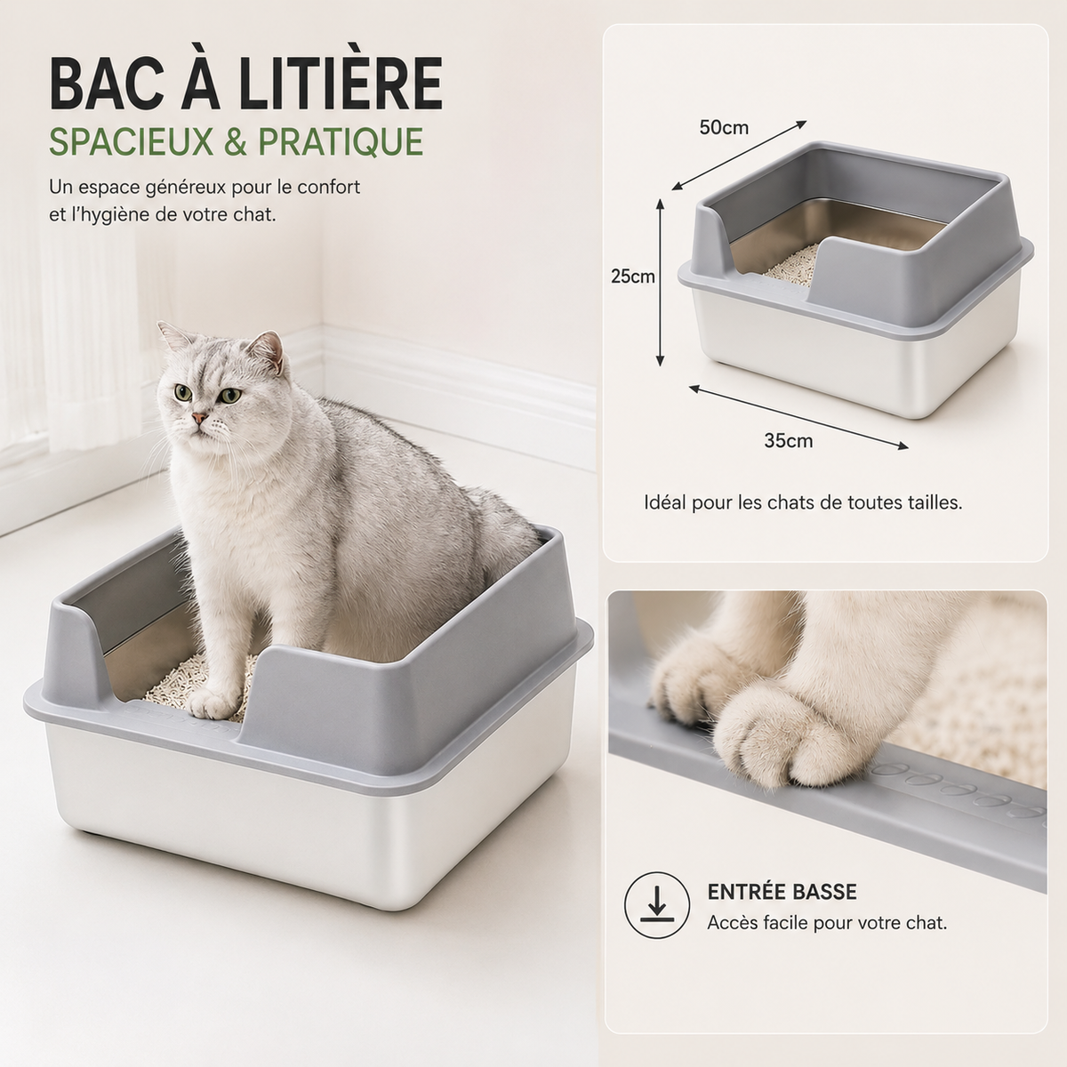 Bac à litiere