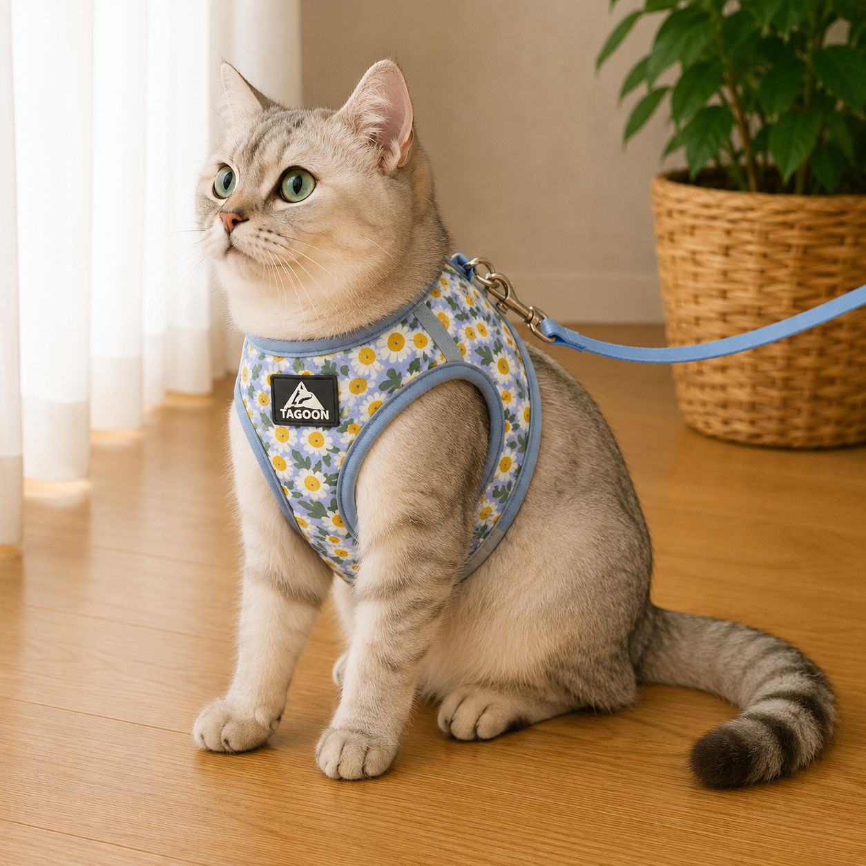 Pet Dog Harness No Pull Breathable Reflective Dog Harness and Leash Set Adjustable Pet Accessories Harness for Kittens Puppies