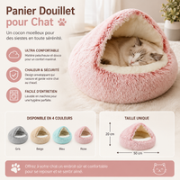 Cat Bed Pet Mattress Warm Soft Plush Pet Bed with Cover Round  Cat Dog  Sleeping Nest Cave for Small Dogs kitten
