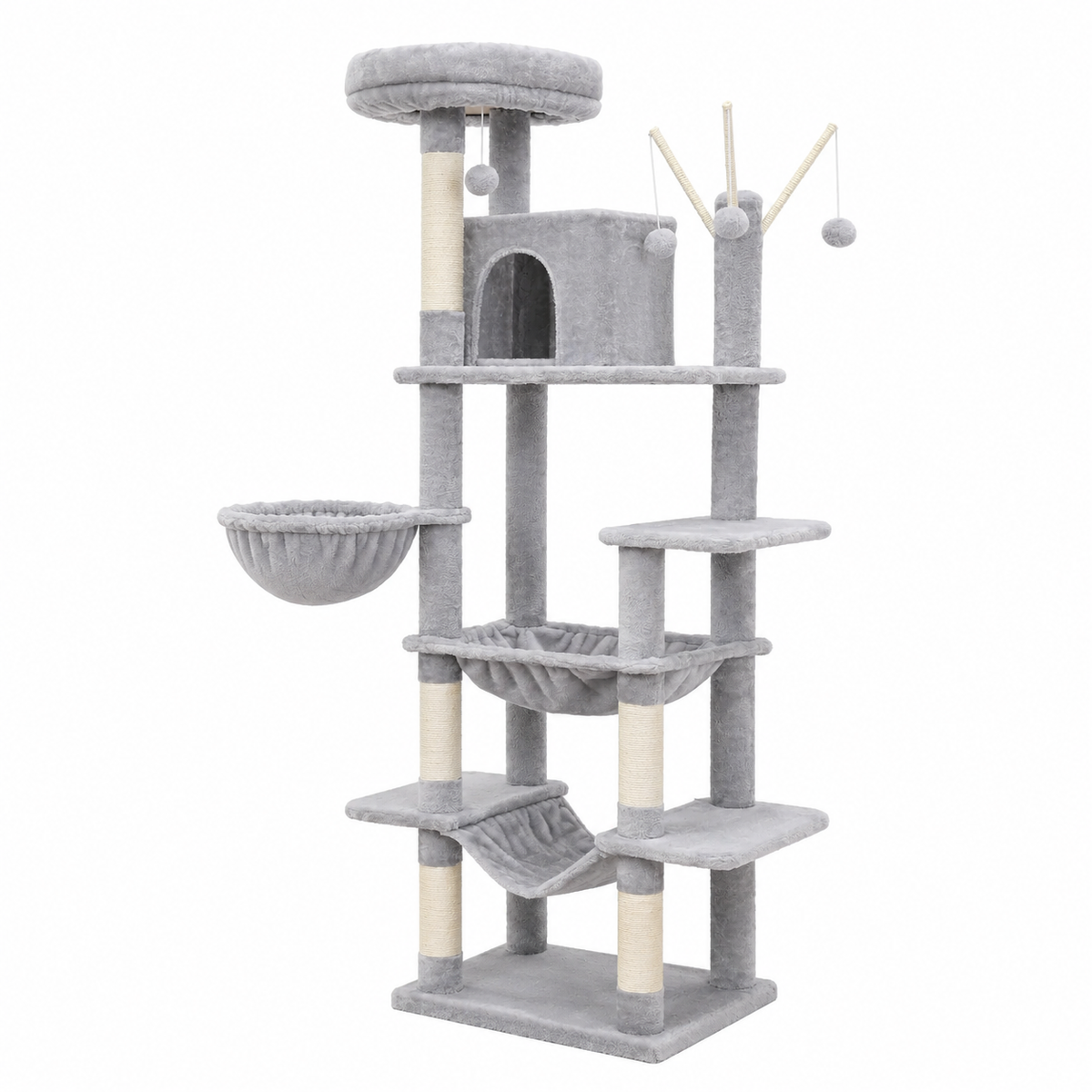 Arbre à Chat XXL avec Niche et Hamac