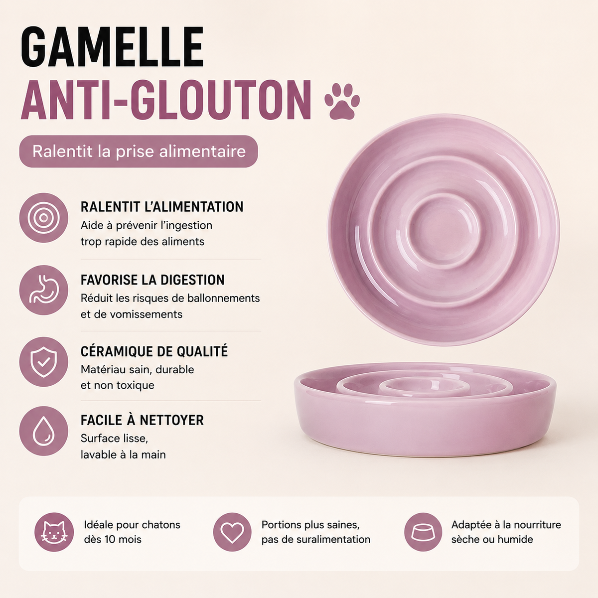 Gamelle ceramique