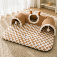 Lit Tunnel pour Chat avec Jouets Suspendus