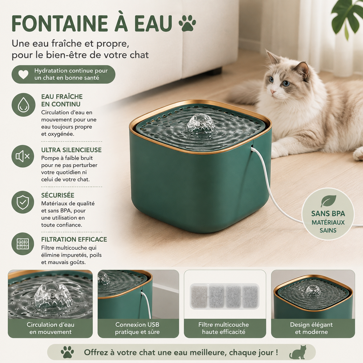 Distributeur a eau