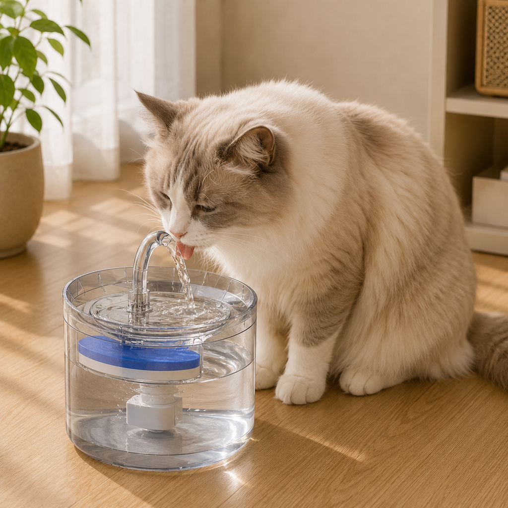 Fontaine à Eau pour Chat Filtrante