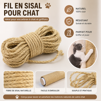 Corde de Sisal pour Griffoir Chat