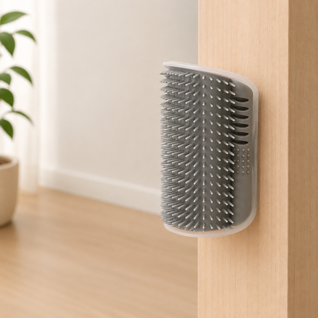 Griffoir Mural Chat avec Brosse de Massage