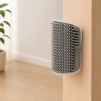 Griffoir Mural Chat avec Brosse de Massage