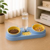 Gamelle Chat 3 en 1 avec Distributeur d'Eau