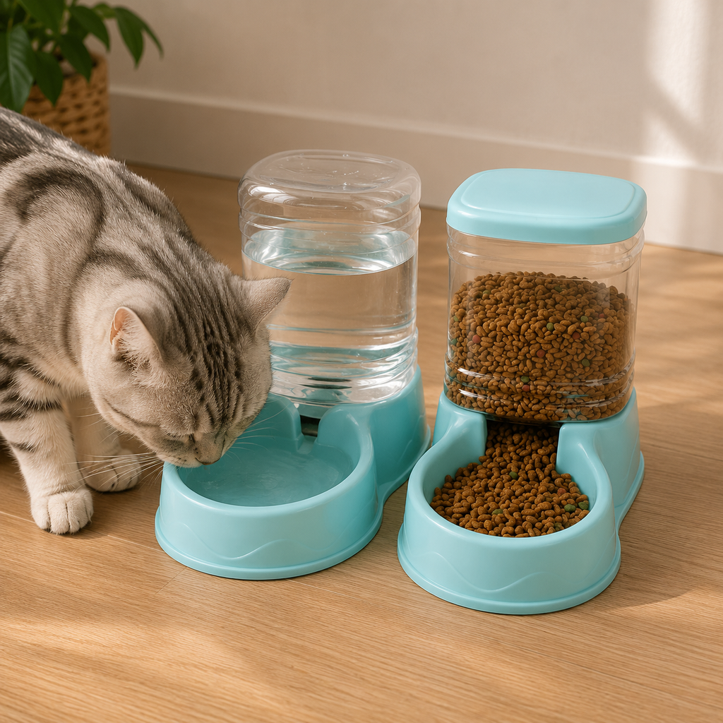 Distributeur croquette et eau