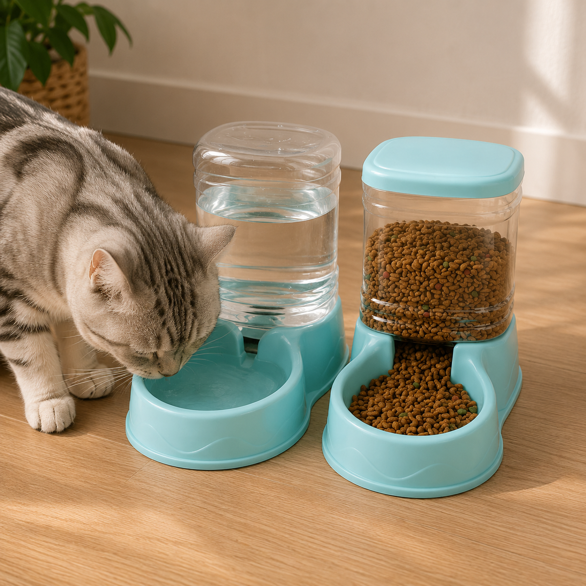 Distributeur croquette et eau