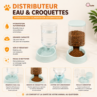 Distributeur croquette et eau