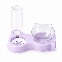 Gamelles Chat Violettes avec Distributeur d'Eau