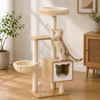 Arbre à Chat Design avec Niche Tête de Chat