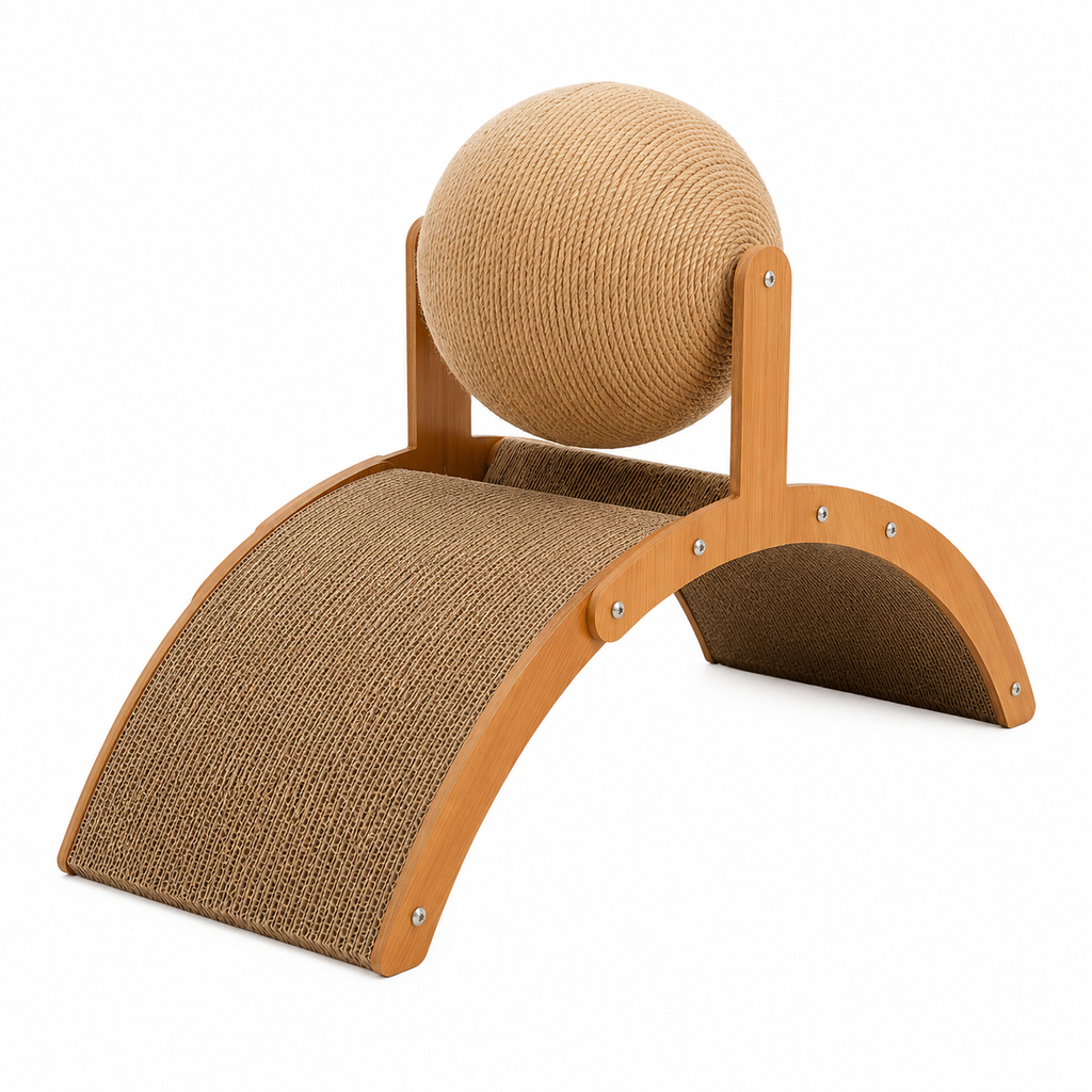 Griffoir Chat Pont avec Boule en Sisal