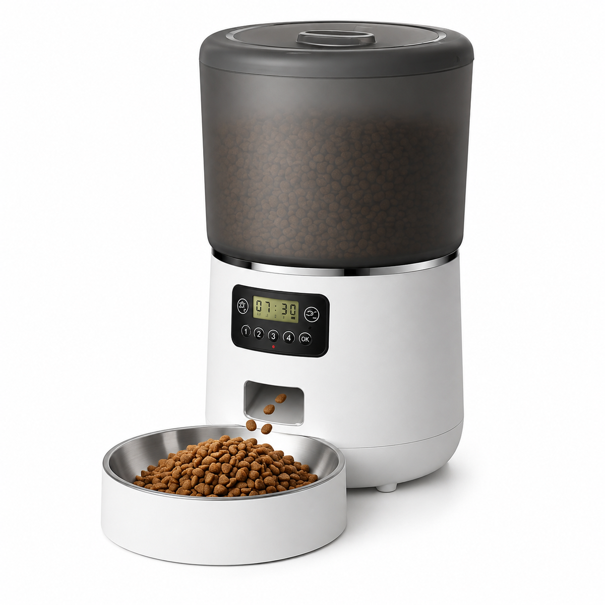 Distributeur de Croquettes Programmable Inox