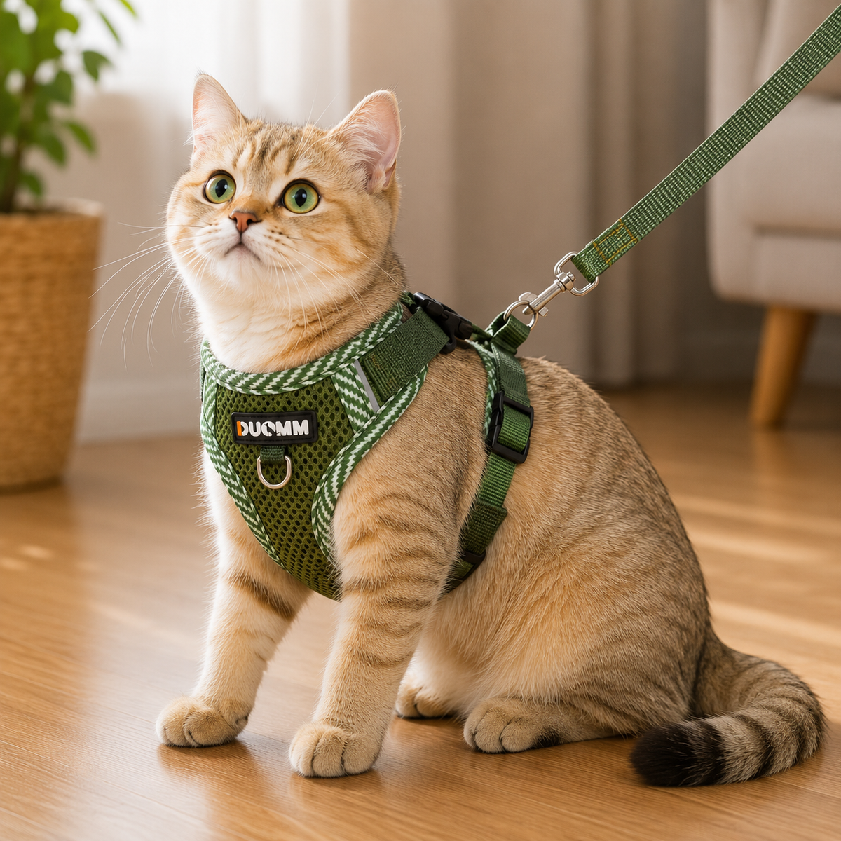 Harnais et Laisse pour Chat Rembourré