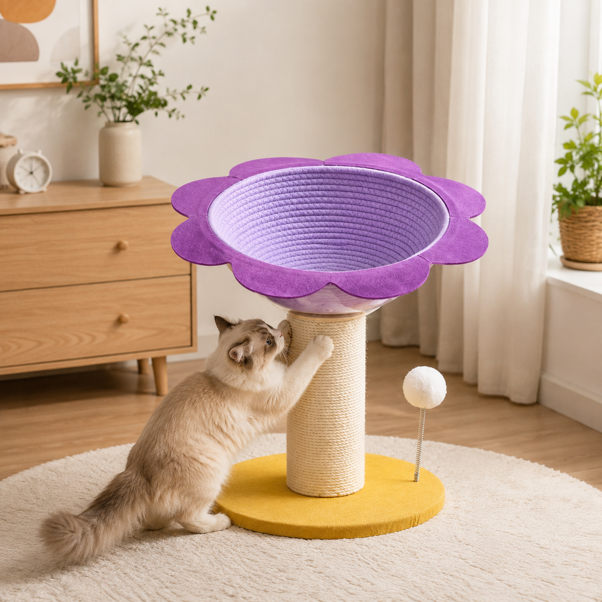 Jouet pour Chat Capsule Sisal Anti-Ennui