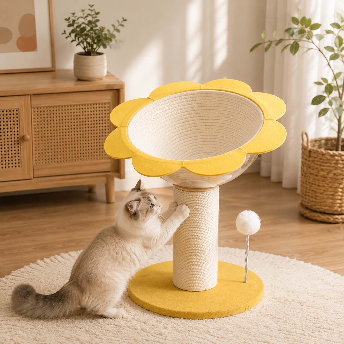 Jouet pour Chat Capsule Sisal Anti-Ennui