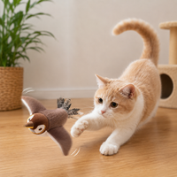 Jouet pour Chat Oiseau Interactif Rechargeable qui Chante