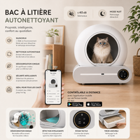Litière Autonettoyante Connectée pour Chat