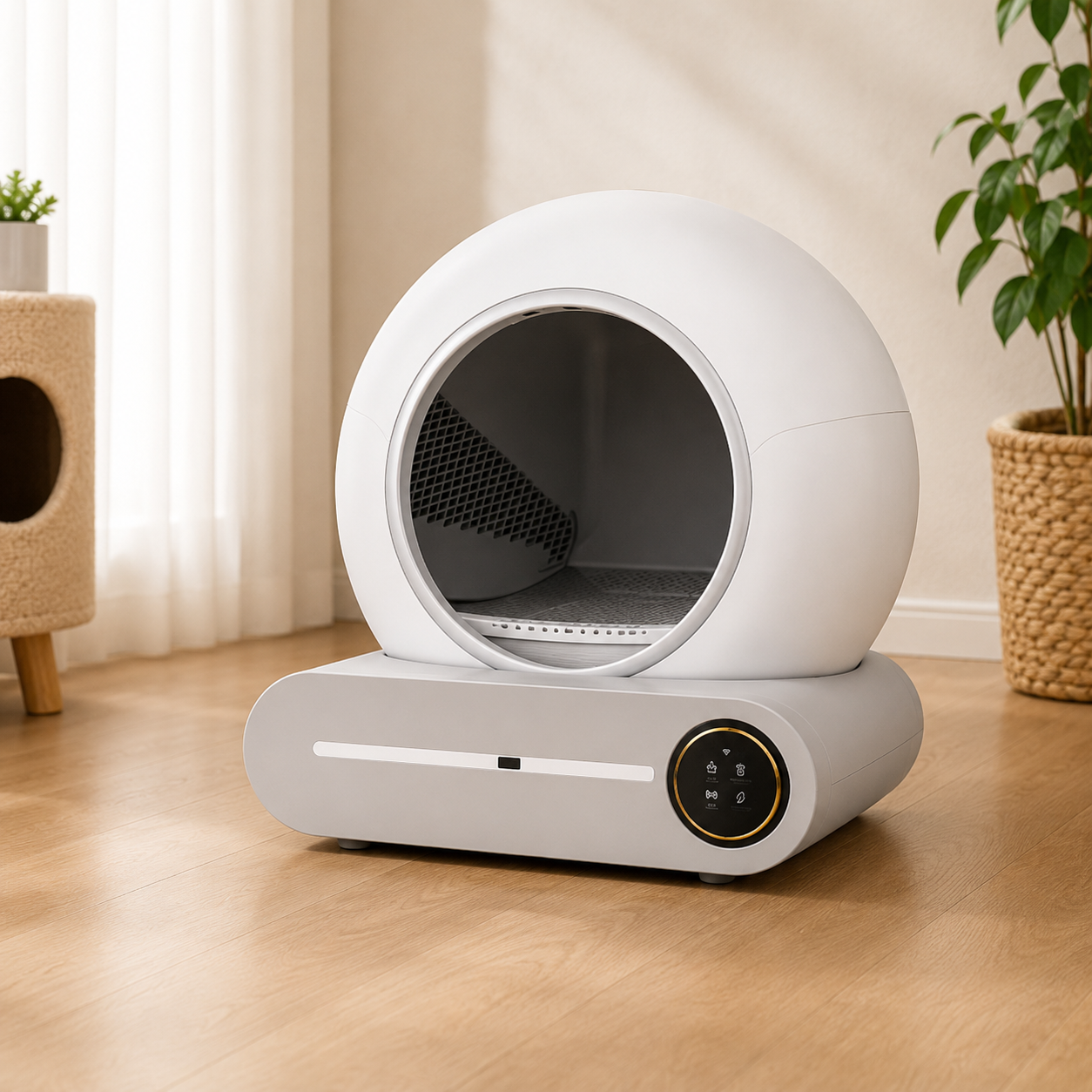 Litière Autonettoyante Connectée pour Chat
