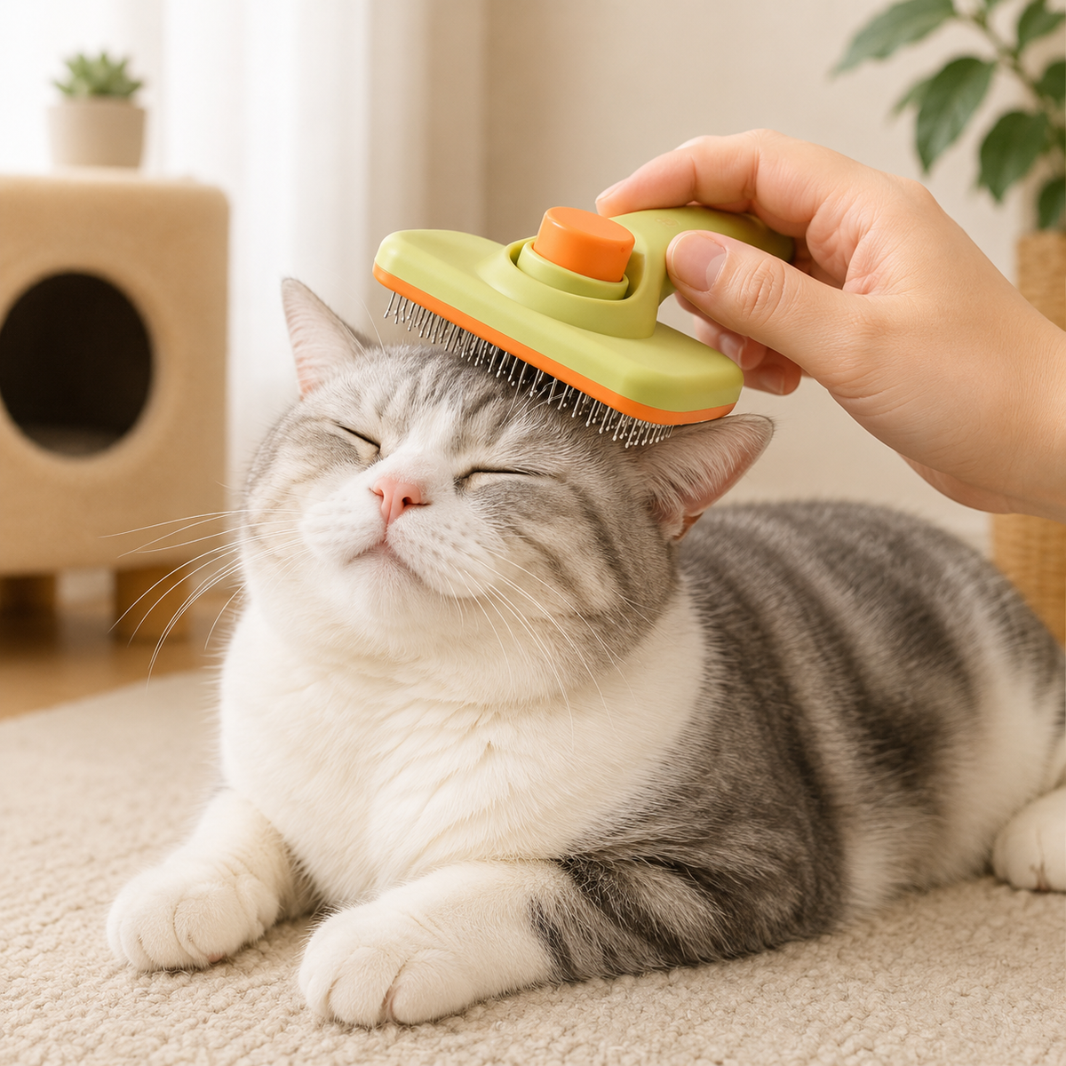Brosse chat