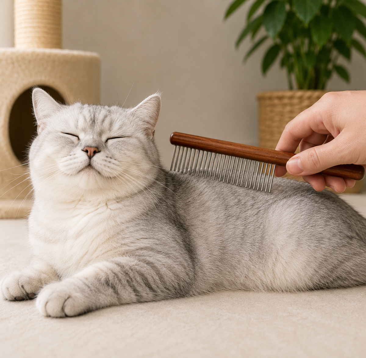 Peigne chat