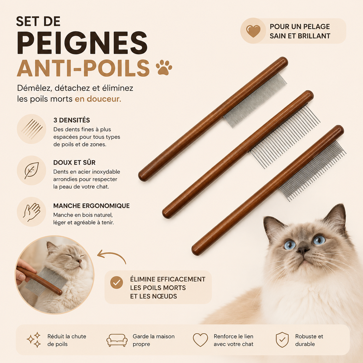 Peigne chat