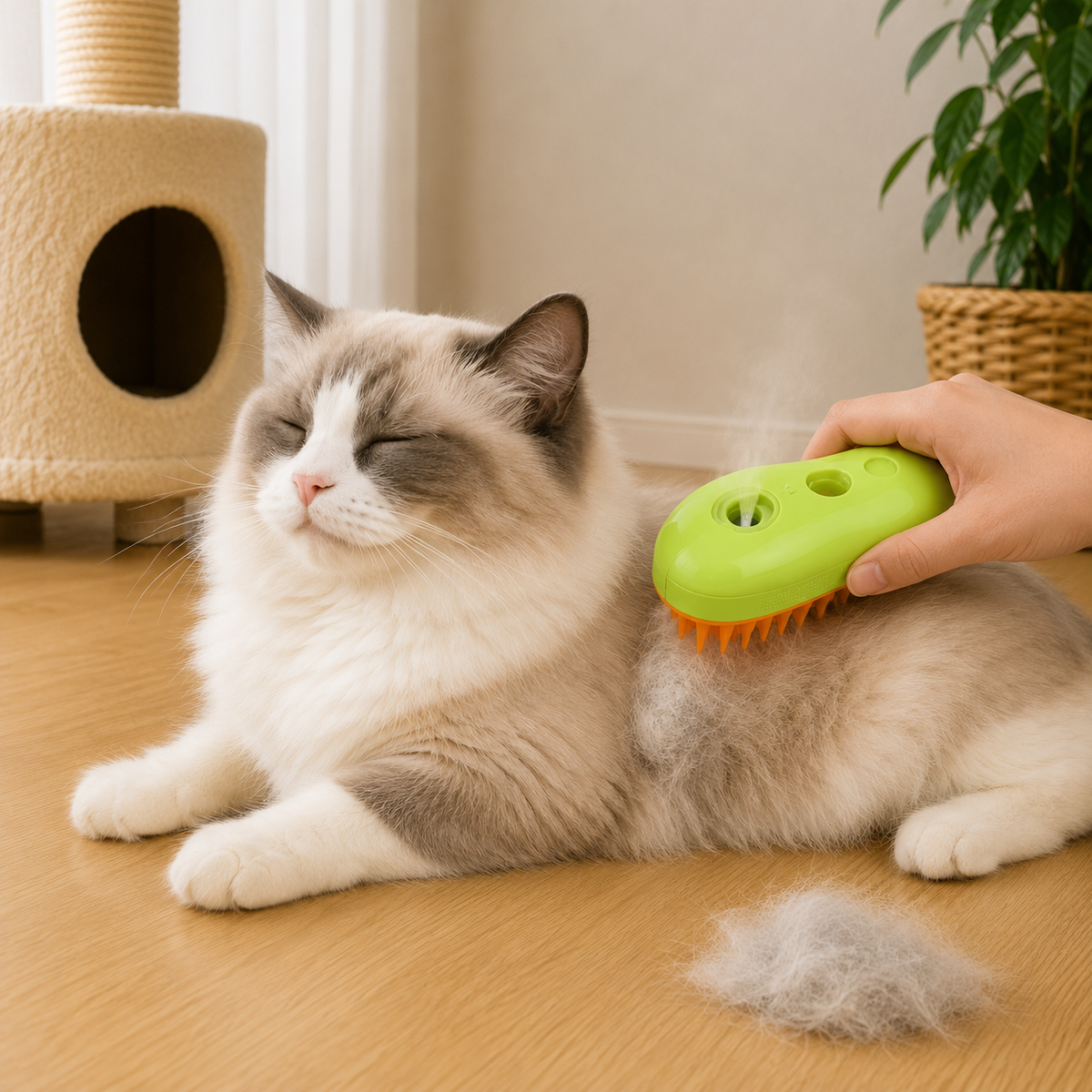 Brosse chat