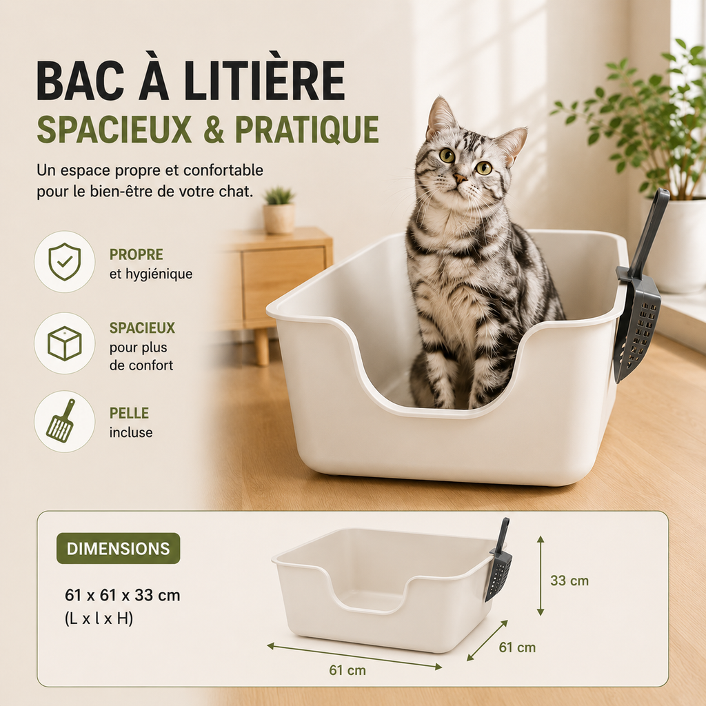 Litiere bac chatt