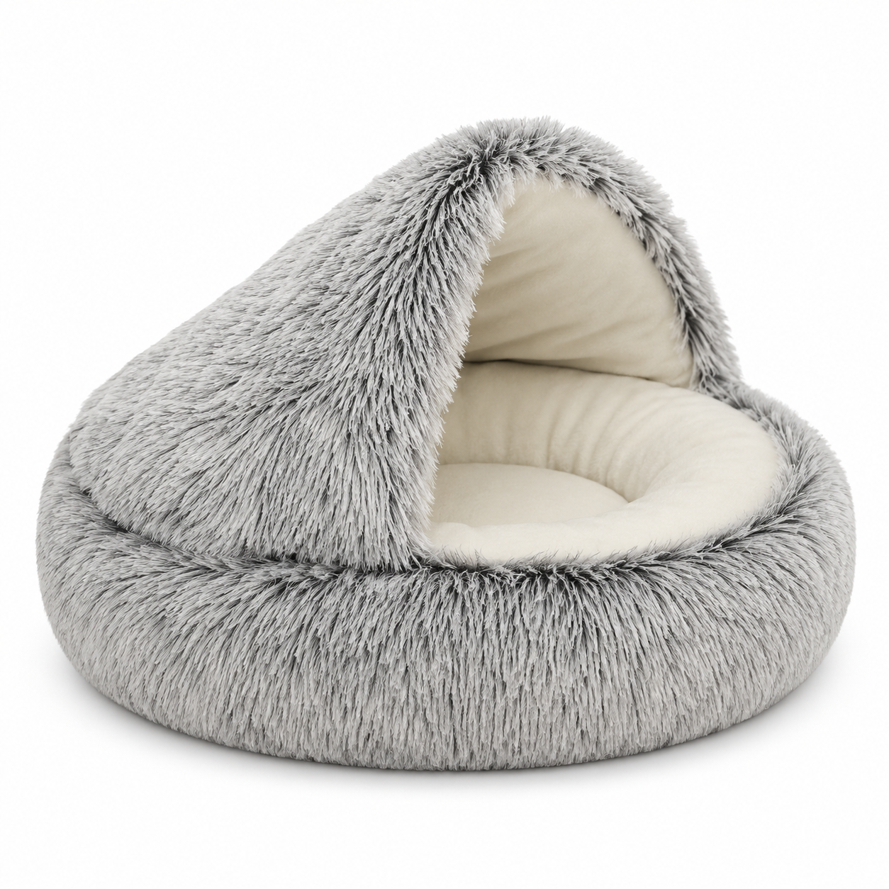 Cat Bed Pet Mattress Warm Soft Plush Pet Bed with Cover Round  Cat Dog  Sleeping Nest Cave for Small Dogs kitten