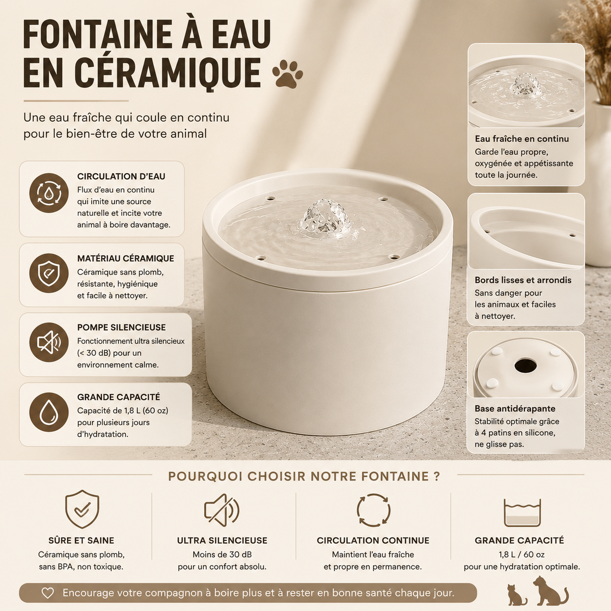 Distributeur a eau
