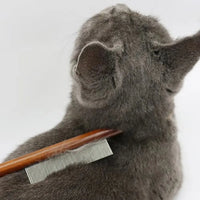 Peigne pour Chat en Bois
